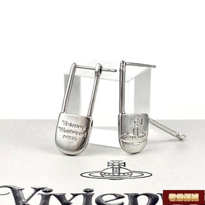 【老爺保號】Vivienne Westwood 耳環別針設計銀耳釘耳釘裝飾