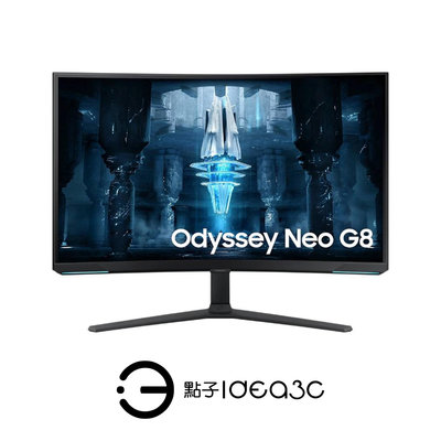 「點子3C」Samsung Odyssey Neo G8 Mini LED 32吋曲面電競螢幕【保固到2025年6月】S32BG850NC 可旋轉 DK387