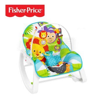 【可刷卡免運費】Fisher-Price 費雪 動物安撫躺椅【悅兒園婦幼生活館】
