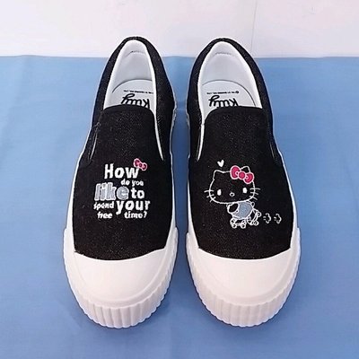 原廠正版 莎拉公主921008  ㊣三麗鷗 Hello Kitty凱蒂貓餅乾鞋/懶人鞋/帆布鞋