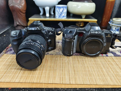 日本購回 二臺二手美能達相機 a8700i（無鏡頭，把手有風
