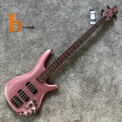 【 反拍樂器 】Ibanez SR300E-PGM 金屬粉色 電貝斯 公司貨 現貨 入門琴