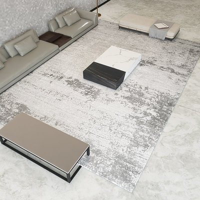 特價【居家上新】客廳地毯極簡灰色輕奢高級茶幾地墊北歐現代簡約家用臥室土耳其風