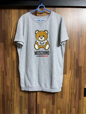 歐美精品 MOSCHINO可愛泰迪熊長版衣 洋裝S號