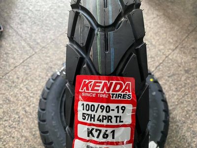 **勁輪工坊**(機車輪胎專賣店) 建大輪胎  KENDA K761 100/90/19 美式機車