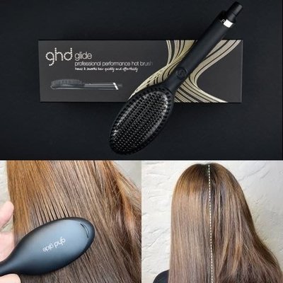 *SkinCQ醫美❤現貨免運❤最新❤美版ghd glide hot brush 電子梳+ ghd原廠隔熱包