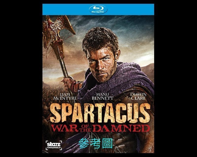 BD藍光】斯巴達克斯第三季：詛咒者之戰Spartacus: War of the Damned