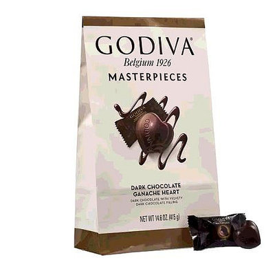 [COSCO代購4] D1112953 情人節巧克力 Godiva 心型黑巧克力 415公克