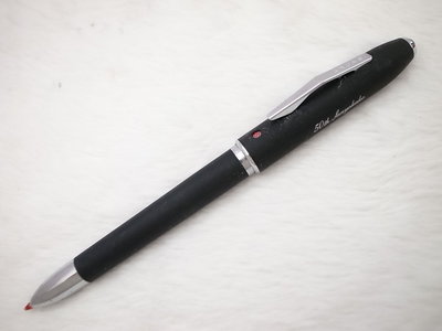 B280 Cross 碳黑色四用多功能筆(全金屬)(3原子筆+1自動鉛筆0.7mm)(7成新有刻字)