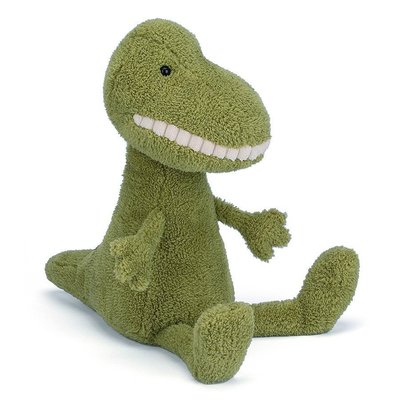 預購 英國 JELLYCAT  全品項代購 最精緻的絨毛玩具 Toothie Rex 可愛大牙恐龍 安撫玩偶 生日禮