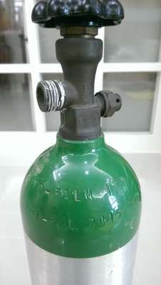 二手 美國 LUXFER TC-3ALM 139 二氧化碳/氧氣 OXYGEN GAS 鋁瓶