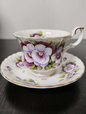 【二手】日本回流 Royal Albert 皇家阿爾伯特骨瓷咖啡杯 回流 瓷器 擺件【佟掌櫃】-2892
