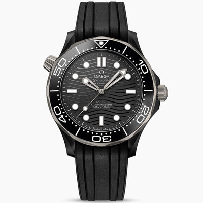 OMEGA 210.92.44.20.01.001歐米茄 手錶 43.5mm 海馬300 陶瓷錶殼 黑面盤 膠帶