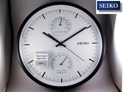【時間光廊】SEIKO 日本 精工 溫度 溼度 掃描式 掛鍾 時鐘 全新原廠公司貨 QXA525K