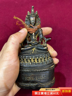 尼泊爾仿古佛像長壽佛高約12cm尼泊爾老佛像尼泊爾手6045