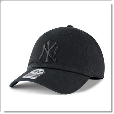 【ANGEL NEW ERA】47 brand MLB NY 紐約 洋基 低調黑 軟板 老帽 棒球帽 穿搭 潮流