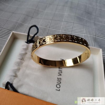 Shop Louis Vuitton Nanogram strass bracelet (M64860, M64861) by