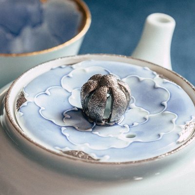熱賣 日本進口有田燒文山窯陶瓷茶壺急須手繪金銀牡丹功夫煎茶茶具茶杯