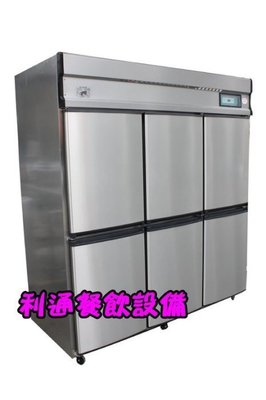 《利通餐飲設備》6門-風冷上凍下藏冰箱 80深 整台304#(厚) 半凍半藏冰箱 立式冷凍櫃 冷凍冰櫃