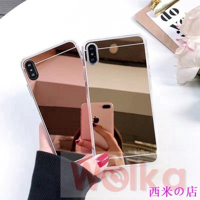 西米の店鏡盒兼容 iPhone 11 外殼, 適用於 iPhone 8plus 7plus 8 7 6 6s Plus X