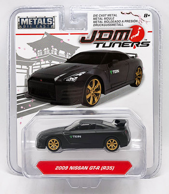 【秉田屋】現貨 Jada Toys JDM Nissan 日產 GT-R GTR R35 2009 消光黑 1/64