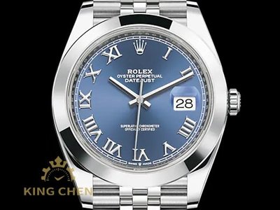 【金宸名錶】  ROLEX 勞力士 DATEJUST 126300 蠔式日誌 不鏽鋼 五珠帶 藍色面 自動上鍊TG043