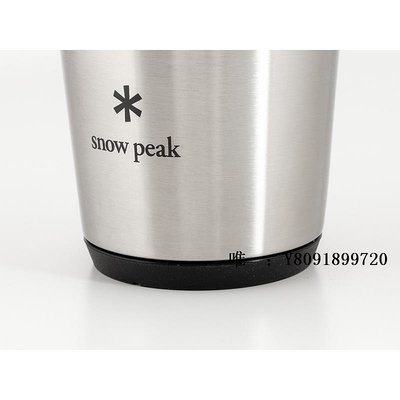 鈦杯雪峰snowpeak戶外精致露營水杯啤酒杯雙層不銹鋼杯便攜杯子TW-470水杯