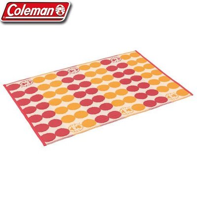 【偉盟公司貨】丹大戶外【Coleman】美國 戶外地毯 130點點紅 CM-26876