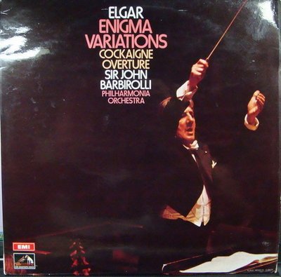 **黑膠 Barbirolli - Elgar : Enigma Variations etc(謎語變奏曲 英HMV 早期彩色狗)