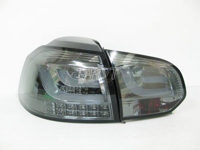 ~~ADT.車燈.車材~~福斯VW GOLF 6代 GOLF6 GTI TDI 光導管LED燻黑尾燈一組8500完工價