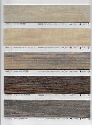 諾亞系列~超耐磨木紋石塑地版連工帶料每坪1800元起~時尚塑膠地板賴桑