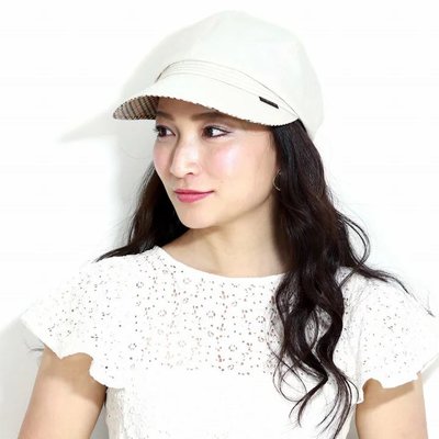 Co媽日本精品代購 日本製 DAKS 帽 抗UV 內帽緣經典格紋帽 報童帽 米白色 預購
