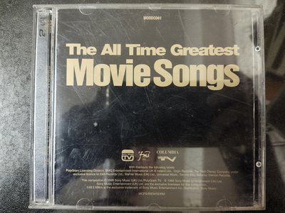 二手電影合輯CD~(the all time greatest movie songs)2CD共42首，曲目在圖二