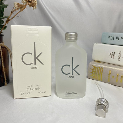 美美專營 CK喀爾文克雷恩白CK ONE男士/女士中性香水100ML 淡香水EDT 香氛 體香劑