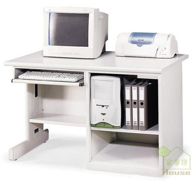 [ 家事達 ] OA-244-6 鋼製直立式電腦桌(120*60*74cm)  書桌 辦公桌