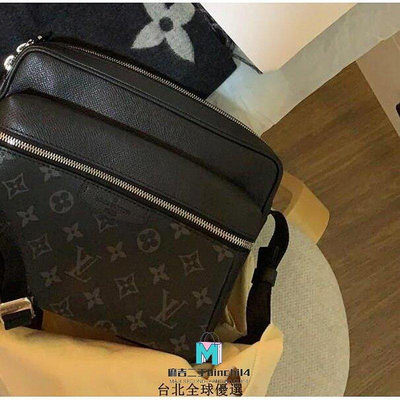 LV Outdoor 信差包 記者包 Taiga 牛皮 Monogram Amazon 帆布 M30233黑