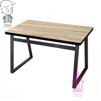 【X+Y時尚精品傢俱】現代餐桌椅系列-雅莎 4*2.5尺餐桌(黑砂腳/木心板).適合居家或營業用.摩登家具