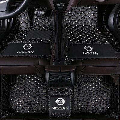 日產Nissan Bluebird Maxima Sylphy全包圍汽車腳踏墊 防水 無異味 耐磨皮革 汽車腳墊（滿599元免運）