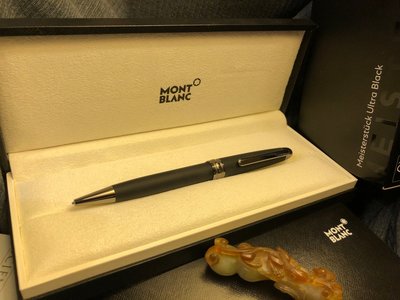 (已蒙 貴客購買) Montblanc Meisterstück Ultra Black 原子筆 全新未使用品