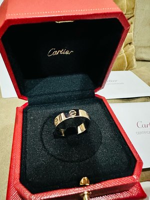 卡地亞 Cartier LOVE戒指 全新未使用 購於101卡地亞 男生尺寸 對戒