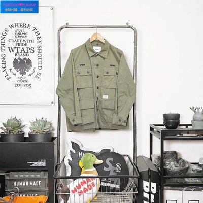 『Fashion House』全館WTAPS JUNGLE LS 18SS 經典四袋軍衫