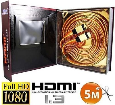 【鳥鵬電腦】Ritmo HH-105MM05 5米 HDMI 傳輸線 公頭對公頭 扁線 高畫質鍍金 支援HDCP 5M