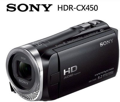 台灣索尼公司貨 Sony HDR-CX450 DV 插卡式攝影機 數位攝影機