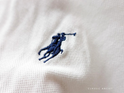 CA 美國馬球牌 Ralph Lauren 女款 白色 寬版 短袖polo衫 M號 一元起標無底價P408