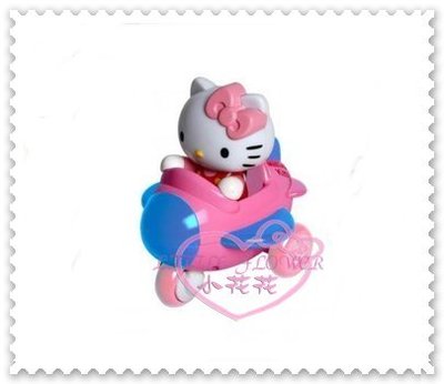 ♥小花花日本精品♥Hello Kitty 玩具兒童玩具安全玩具立體公仔開飛機粉色蝴蝶結趴姿香港限定 50061402