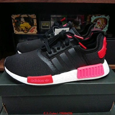 【流行潮品】adidas NMD R1 W Core Black 黑紅 EH0206鞋