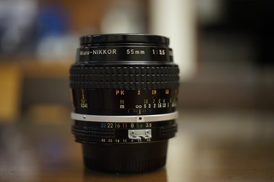 【售】極新美品 Nikon 55mm F3.5 Micro AI-S 微距鏡頭 生態 商攝 銳利 全幅 轉接CANON
