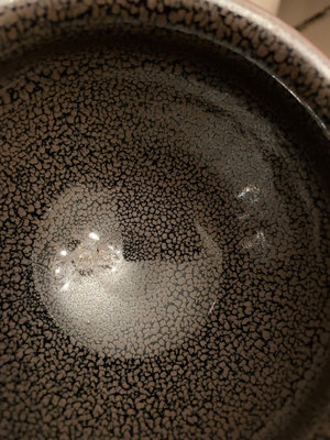 柴燒手做油滴天目建盞建水缽茶碗 杯洗幾十年新的一樣。器身布滿
