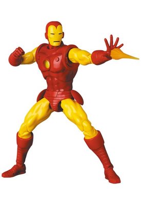 ☆88玩具收納☆日本 MEDICOM MAFEX 165 鋼鐵人 IRON MAN 漫畫版 模型公仔擺飾人偶 特價