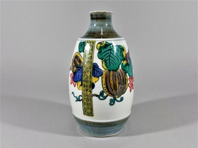 [銀九藝] 高~15.5公分 早期日本手作陶瓷 福款 酒器 酒壺 (2)